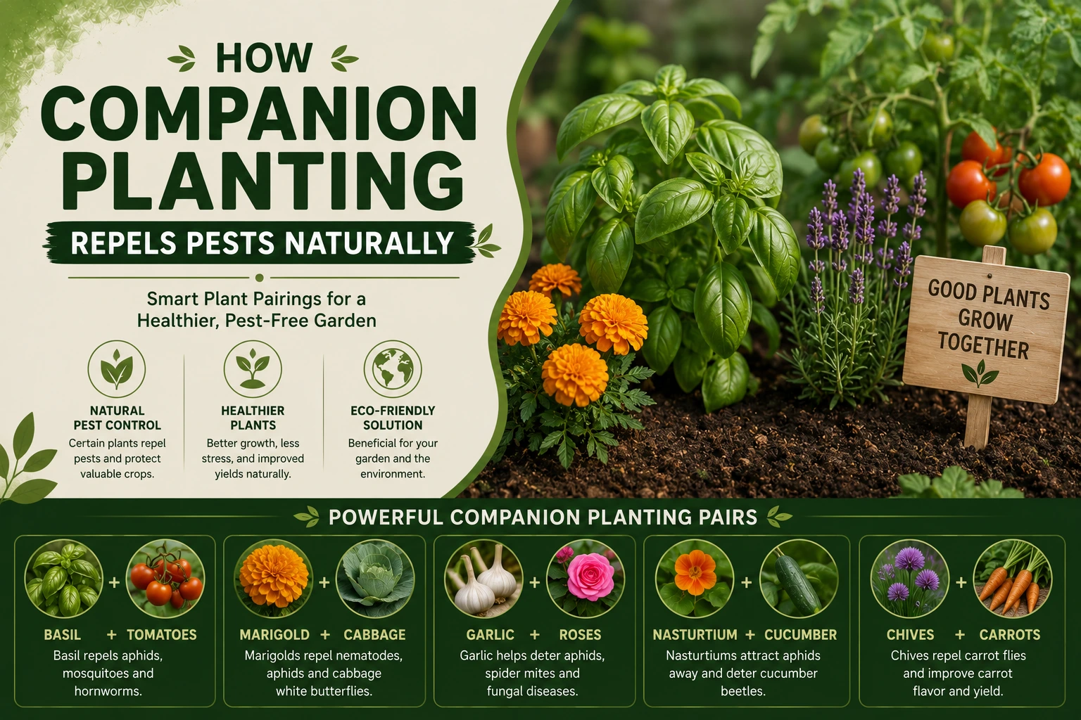 How Companion Planting Repels Pests Naturally