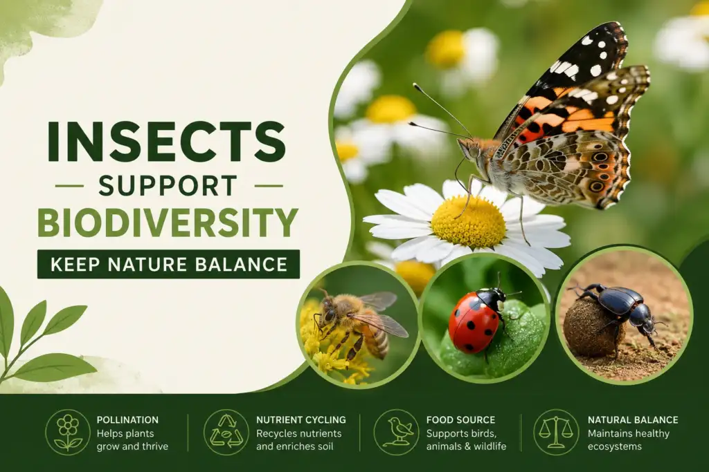 How Insects Support Biodiversity and Keep Nature in Balance